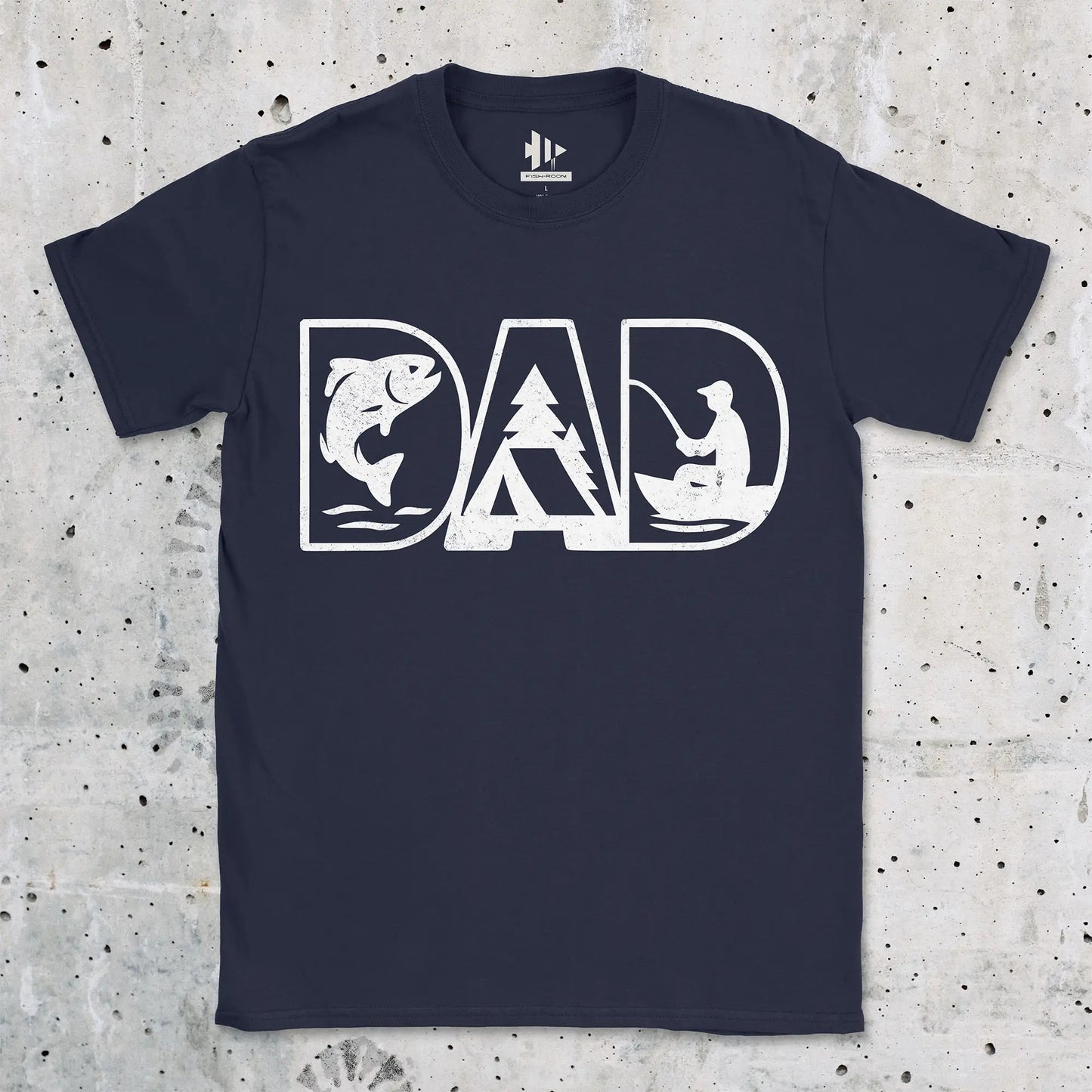 Navy, Dad Tee – fish-room