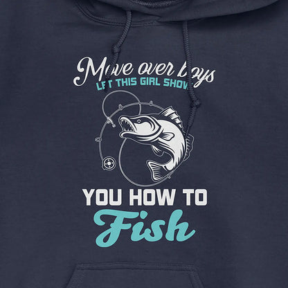 Navy, Move Over Boys! Hoodie – fish-room
