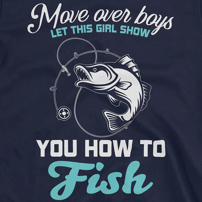 Move Over Boys Tee Navy T-Shirt