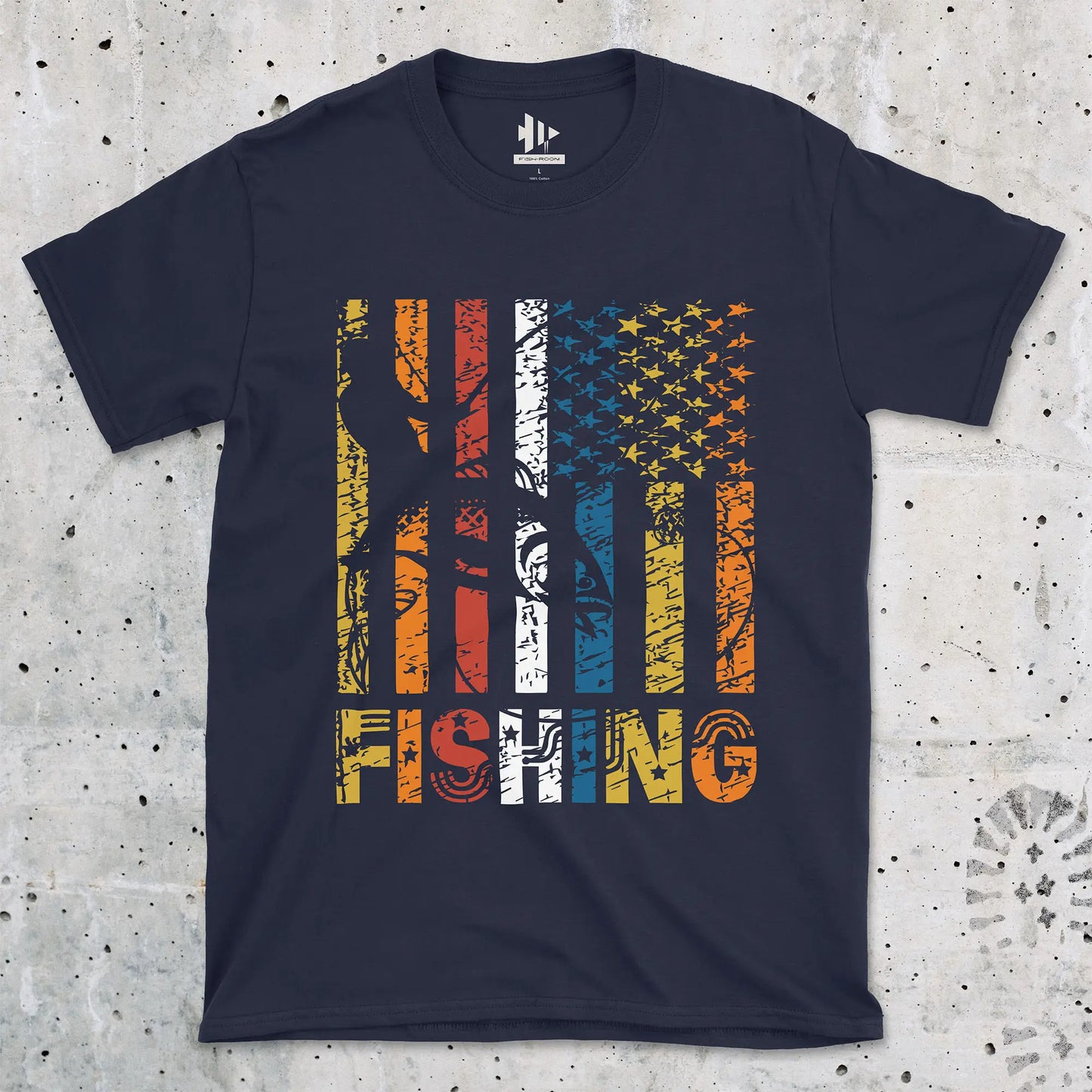 Navy, Fishing USA Tee – fish-room