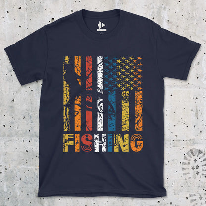 Navy, Fishing USA Tee – fish-room
