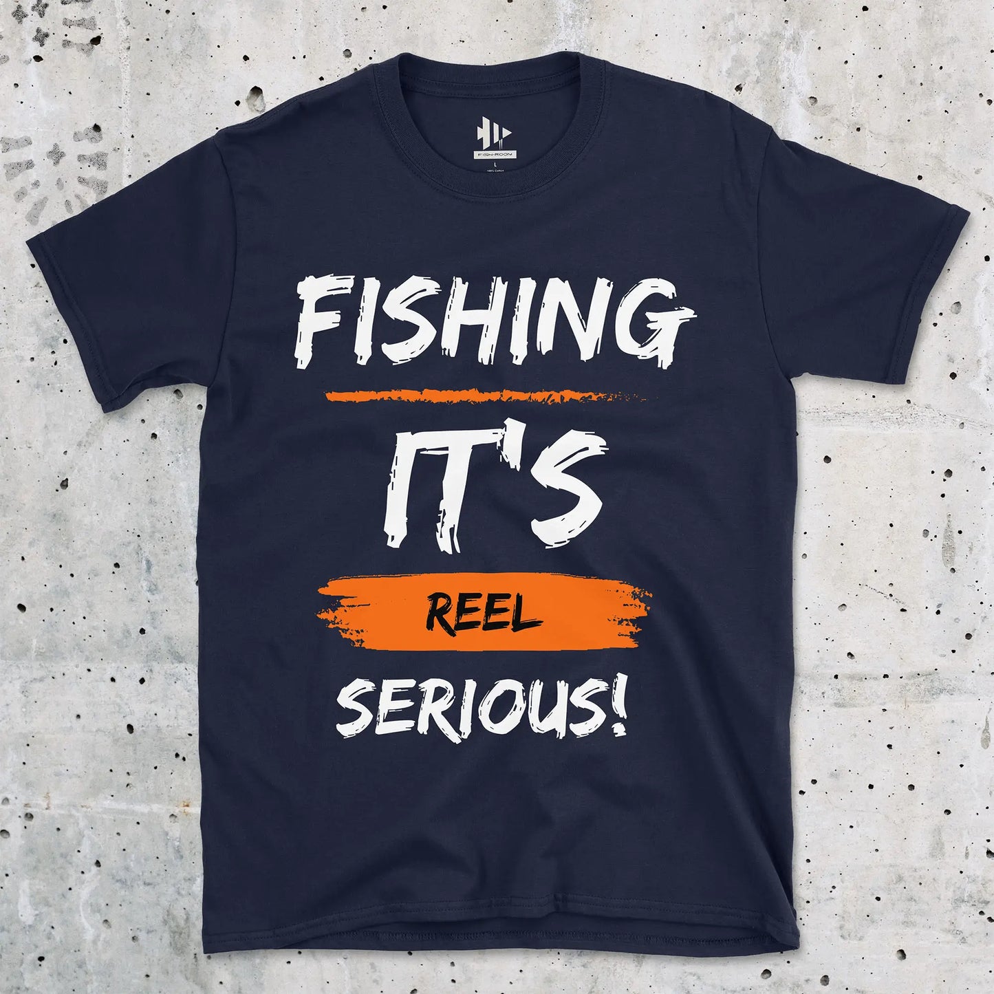 Navy, Fishing, it's reel serious! Tee – fish-room