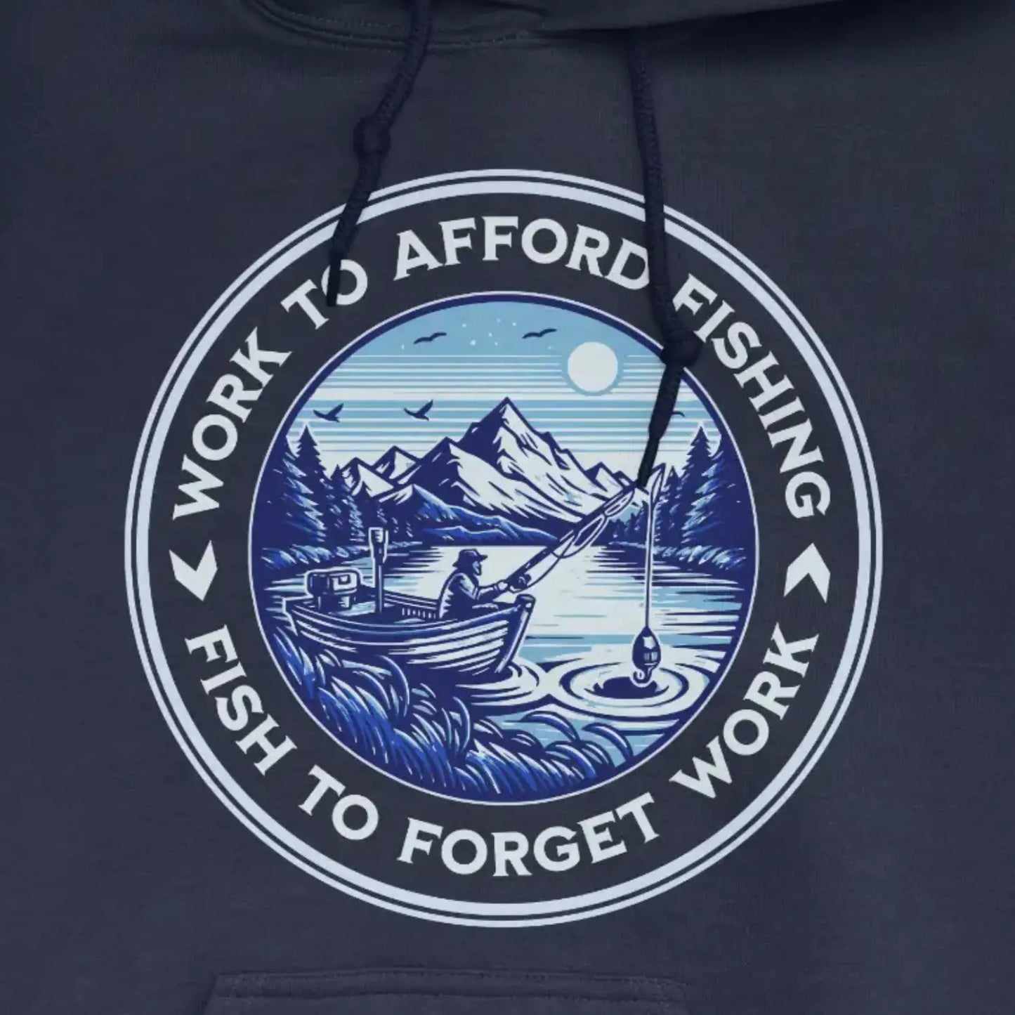 Navy, Circle of Life Hoodie – fish-room