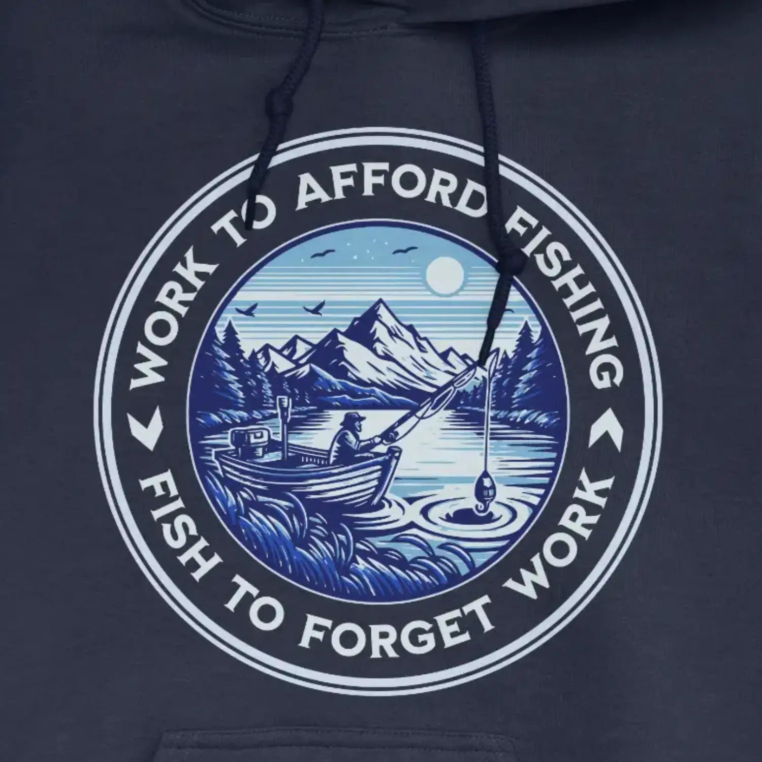 Navy, Circle of Life Hoodie – fish-room