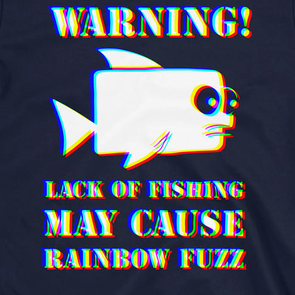 Navy, Lack of Fishing May Cause Rainbow Fuzz Tee – fish-room