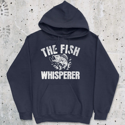 Navy, The Fish Whisperer Hoodie – fish-room