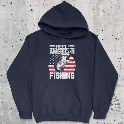 Navy, Reel American Fishing Hoodie – fish-room
