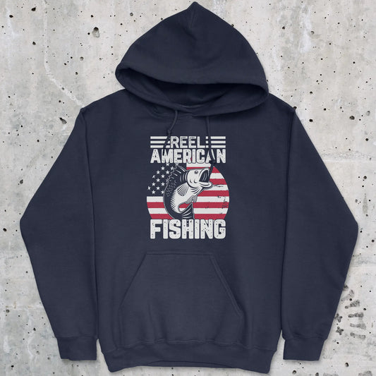 Navy, Reel American Fishing Hoodie – fish-room