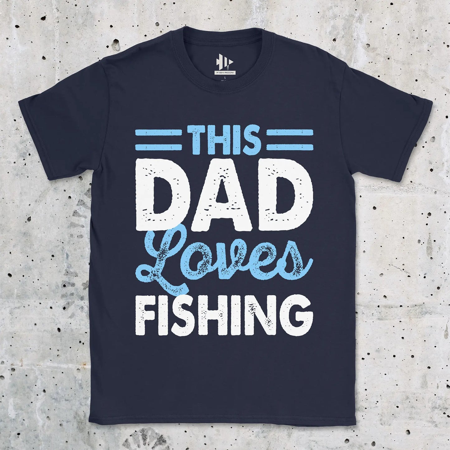 Navy, This Dad Loves Fishing Tee – fish-room
