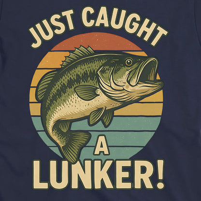 Navy, Just Caught a Lunker! Tee – fish-room