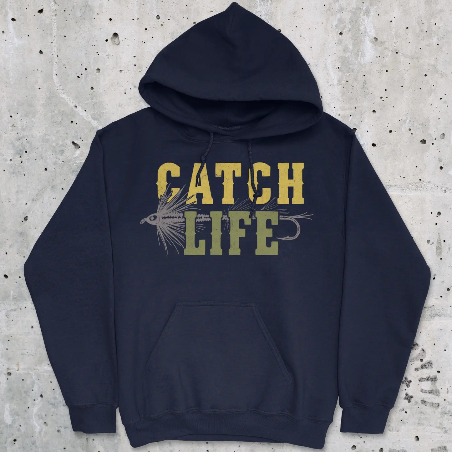 Navy, Catch Life Hoodie – fish-room