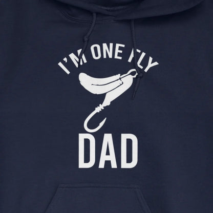 Navy, I'm One Fly Dad Hoodie – fish-room