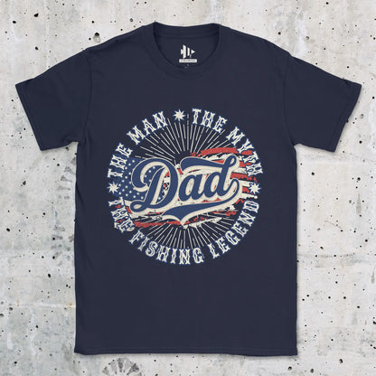 Navy, Legendary Dad Fishing Tee – fish-room