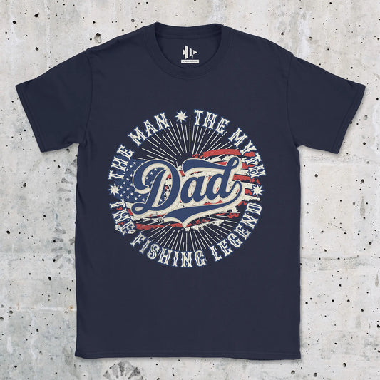 Navy, Legendary Dad Fishing Tee – fish-room