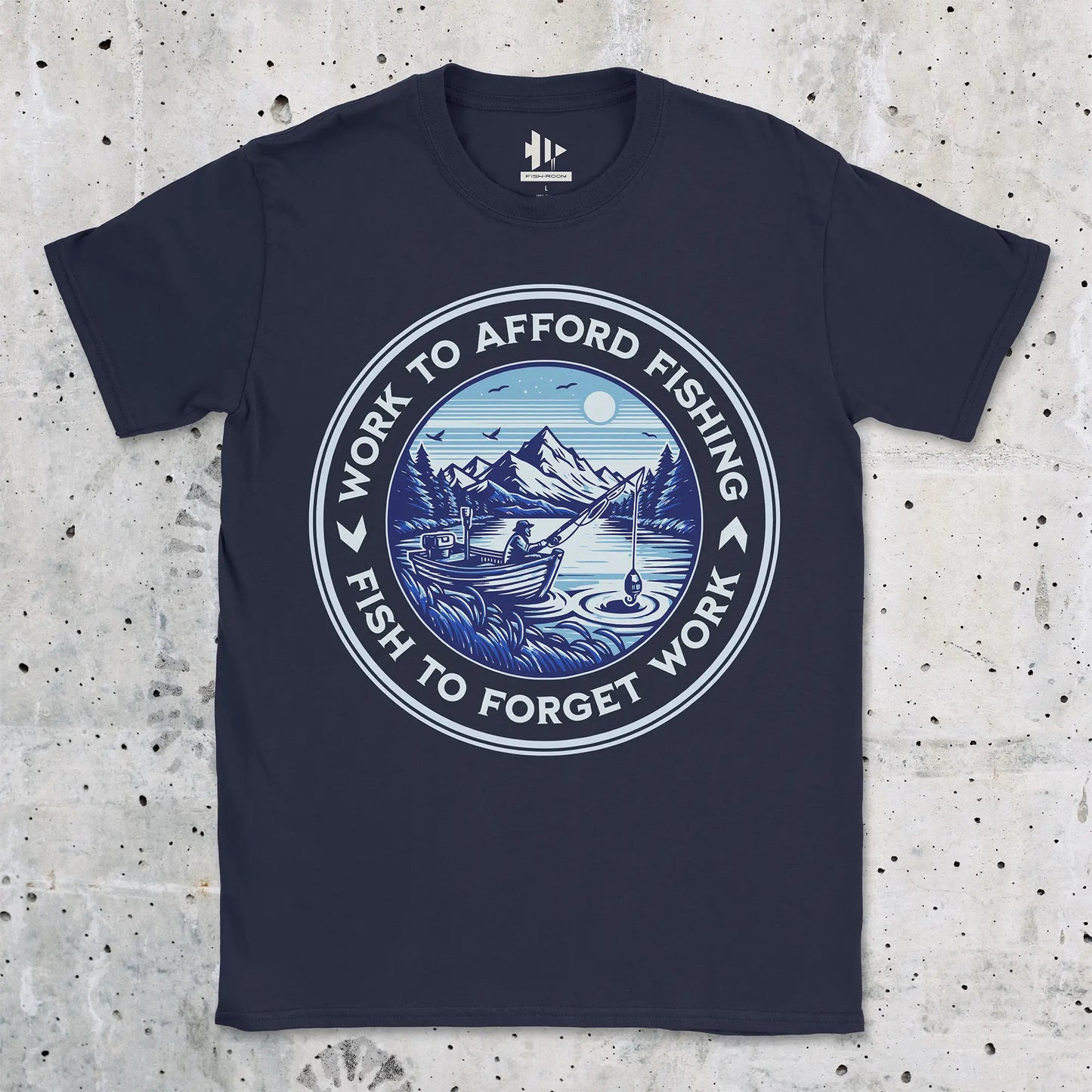 Navy, Circle of Life Tee – fish-room