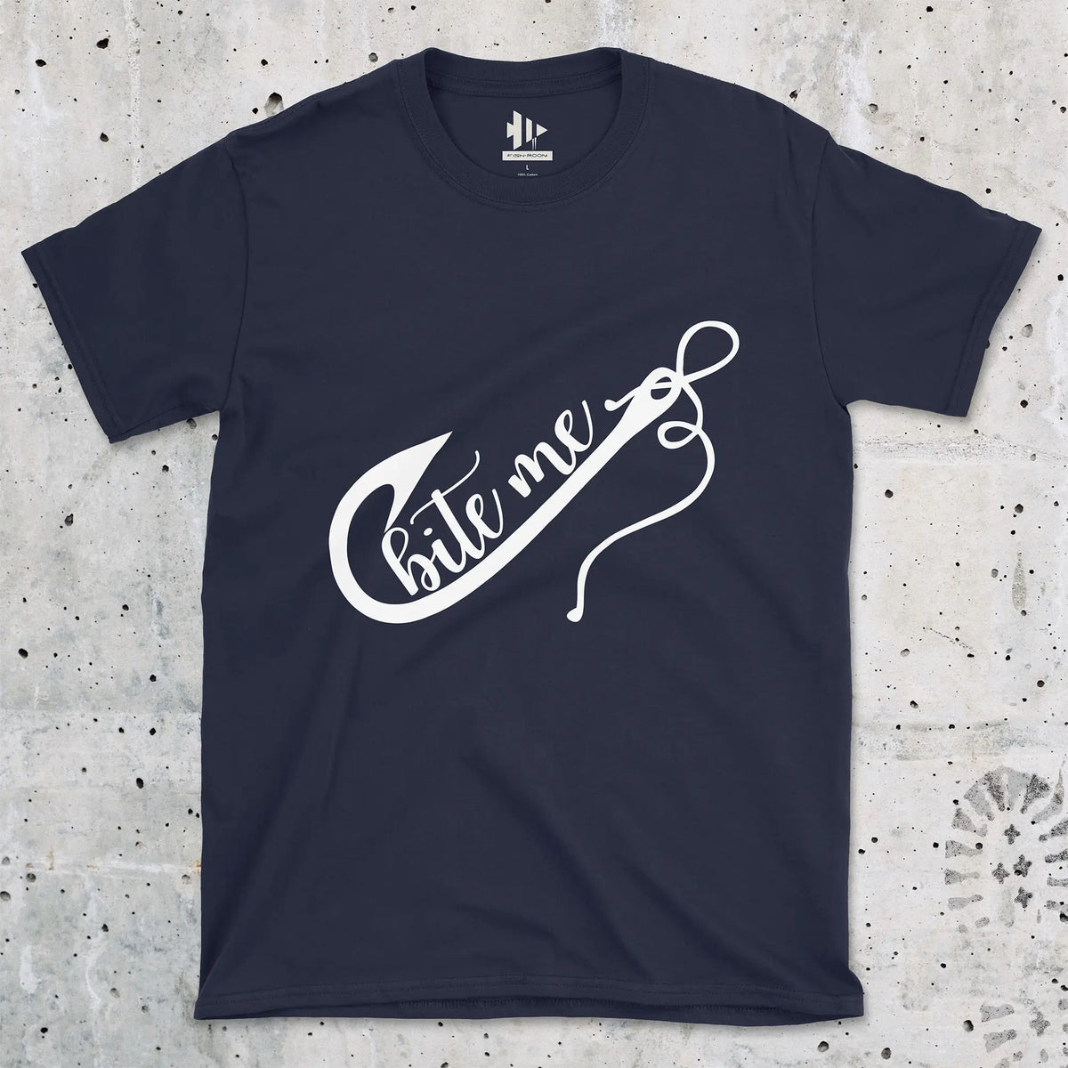 Navy, Bite Me Tee – fish-room