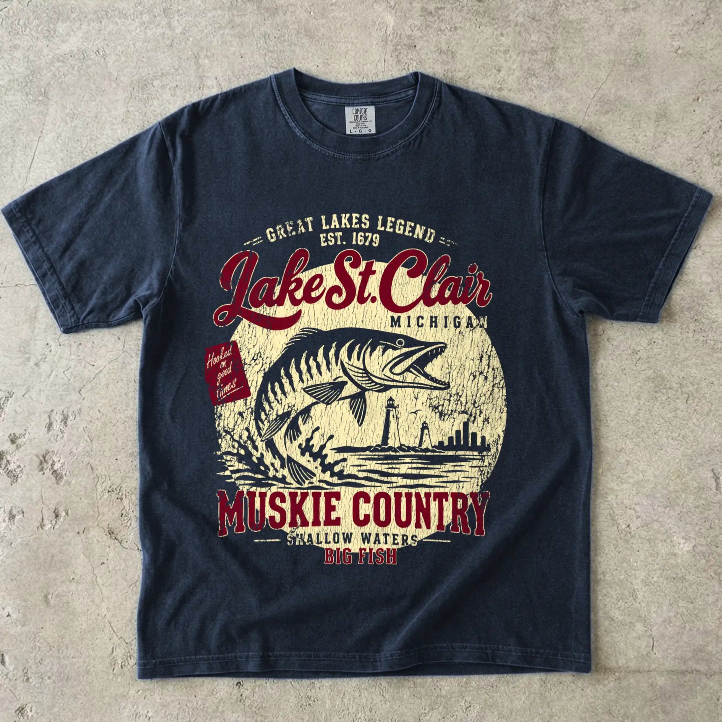 Lake St. Clair Muskie Tee