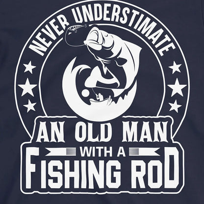 Navy, Old Man Tee – fish-room