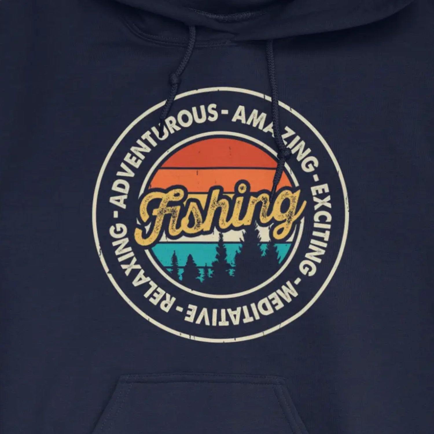 Navy, Adventurous Fishing Hoodie – fish-room