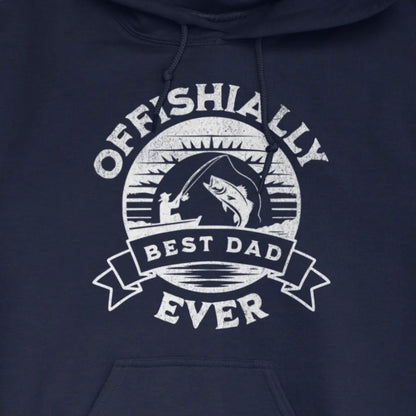 Navy, Offishially Best Dad Ever Hoodie – fish-room