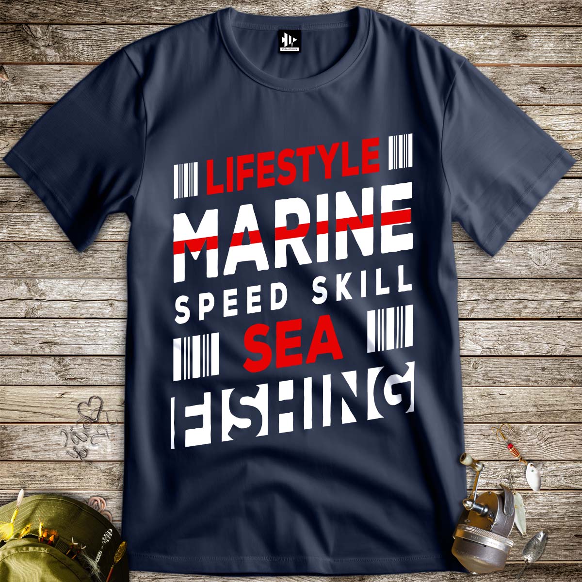 Marine Speed Skill Tee-funny fishing t shirt-FISH-ROOM LLC