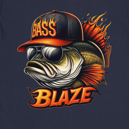 Navy, Bass Blaze Tee – fish-room