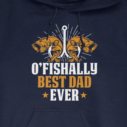 Navy, O'Fishally Best Dad Ever Hoodie – fish-room