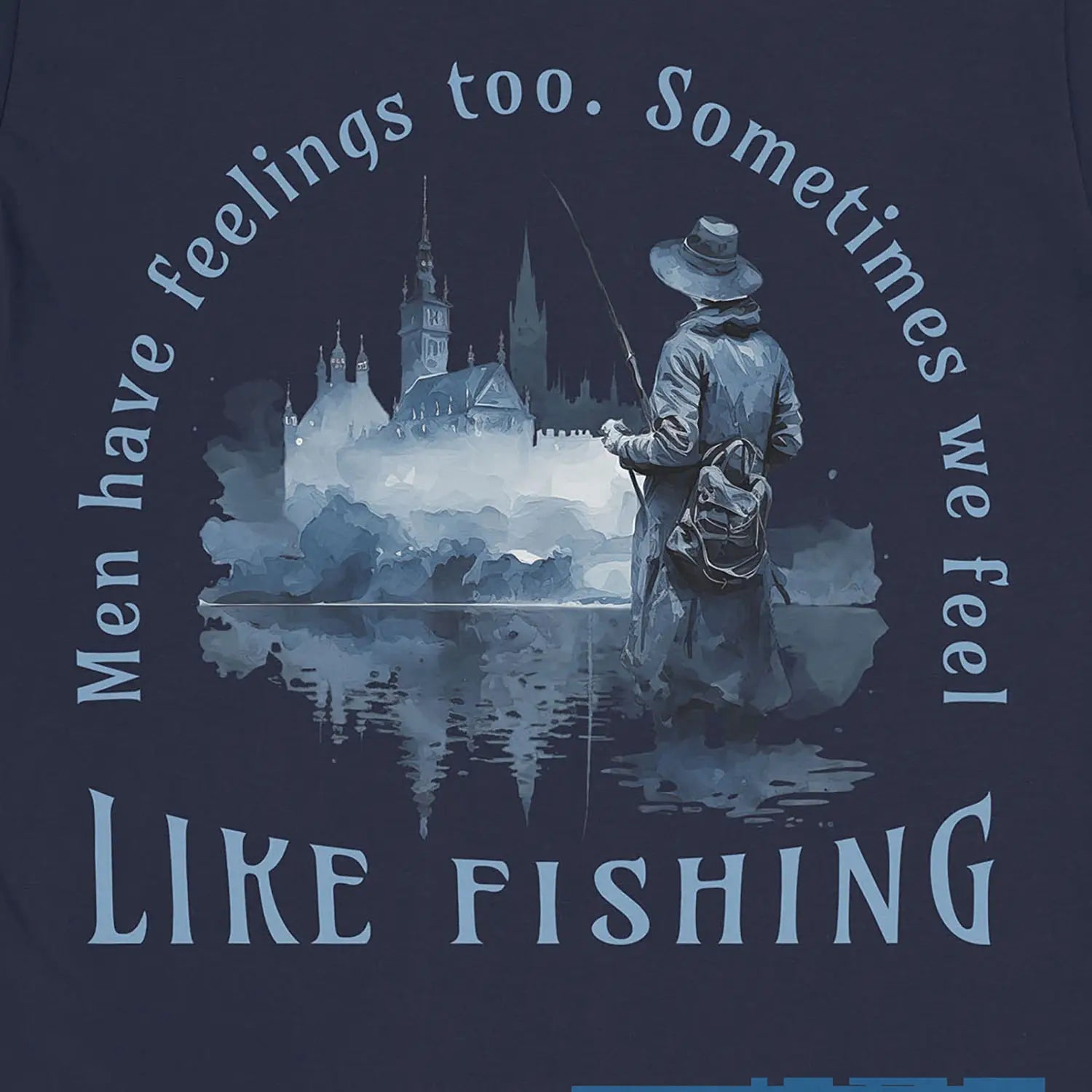 Navy, Men Have Feelings Too Tee – fish-room