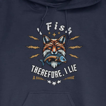 Navy, I Fish, Therefore I Lie... A Little Hoodie – fish-room