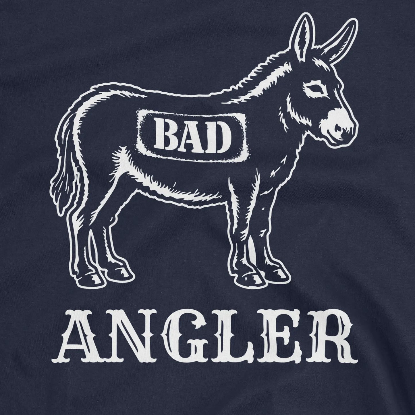 Navy, Bad Ass Angler Tee – fish-room