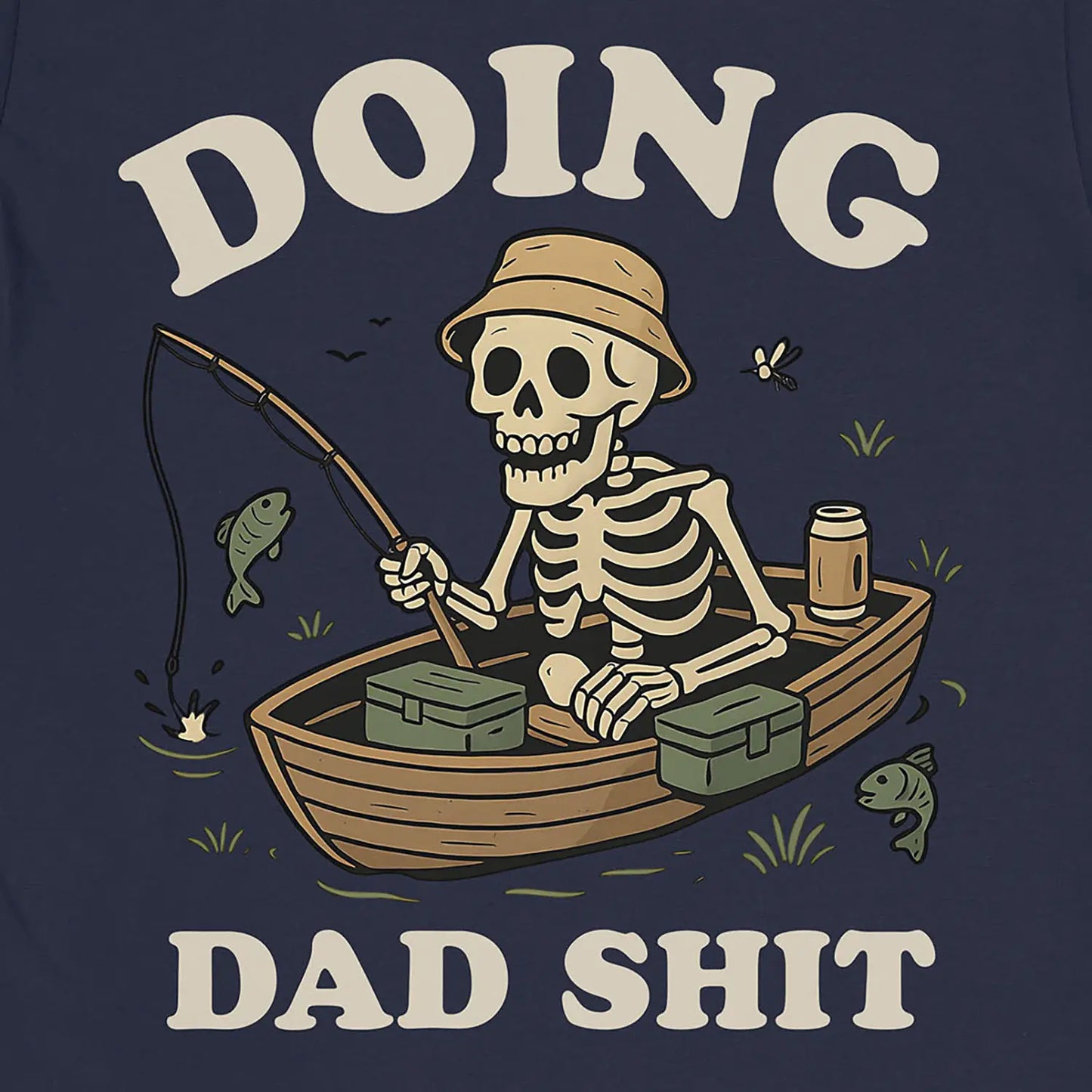 Navy, Doing Dad Shit Tee – fish-room