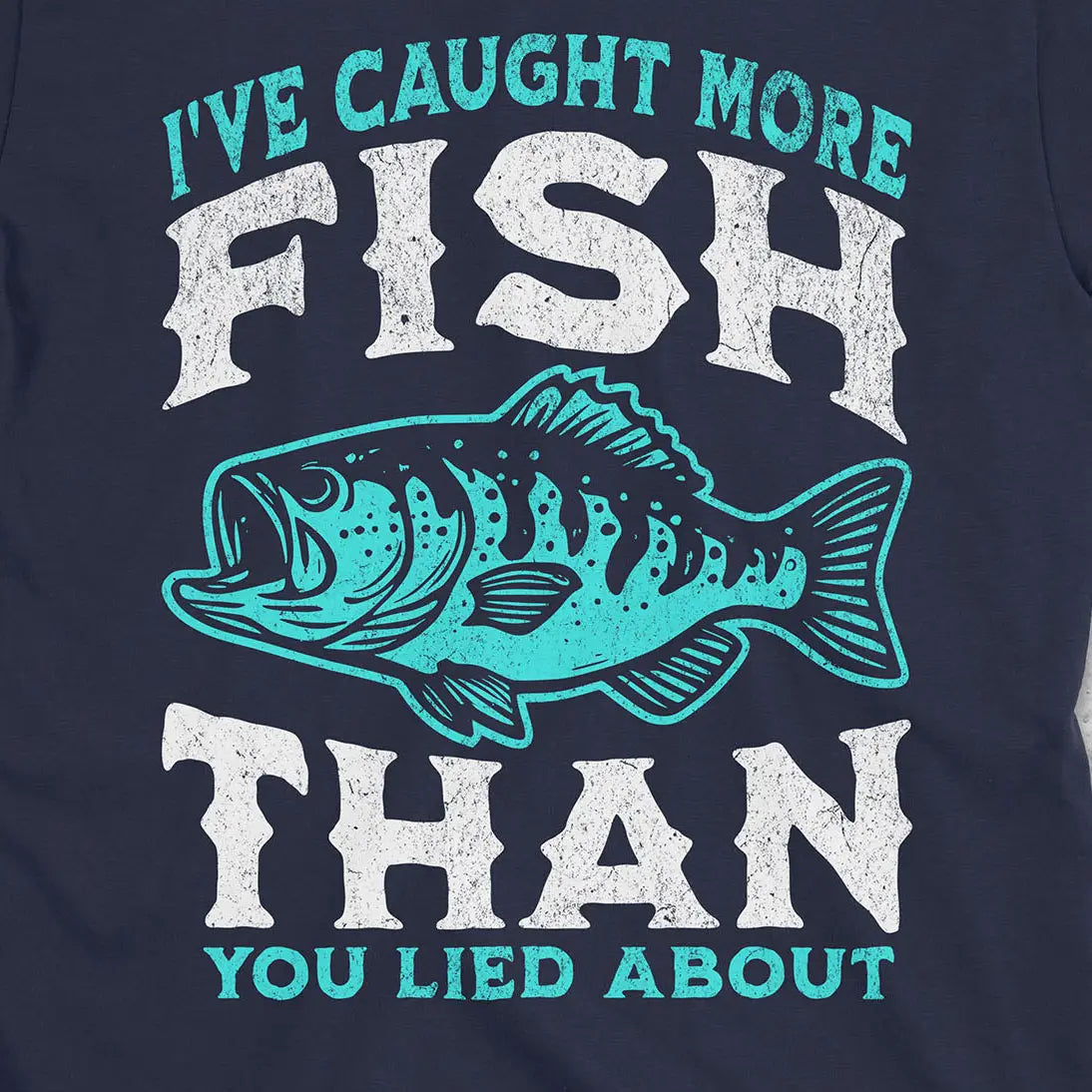 More Fish Than You Lied About Tee Navy T-Shirt