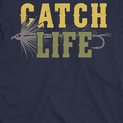 Navy, Catch Life Tee – fish-room
