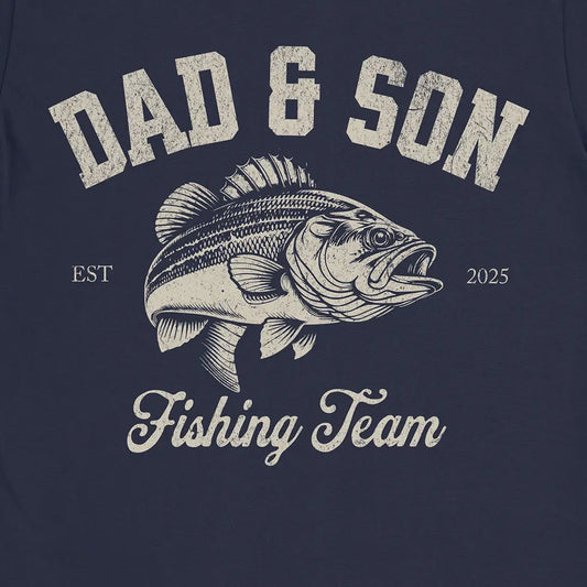 Dad & Son Fishing Team Tee