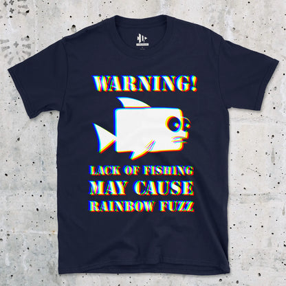 Navy, Lack of Fishing May Cause Rainbow Fuzz Tee – fish-room