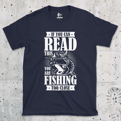 Navy, You're Fishing too Close Tee – fish-room