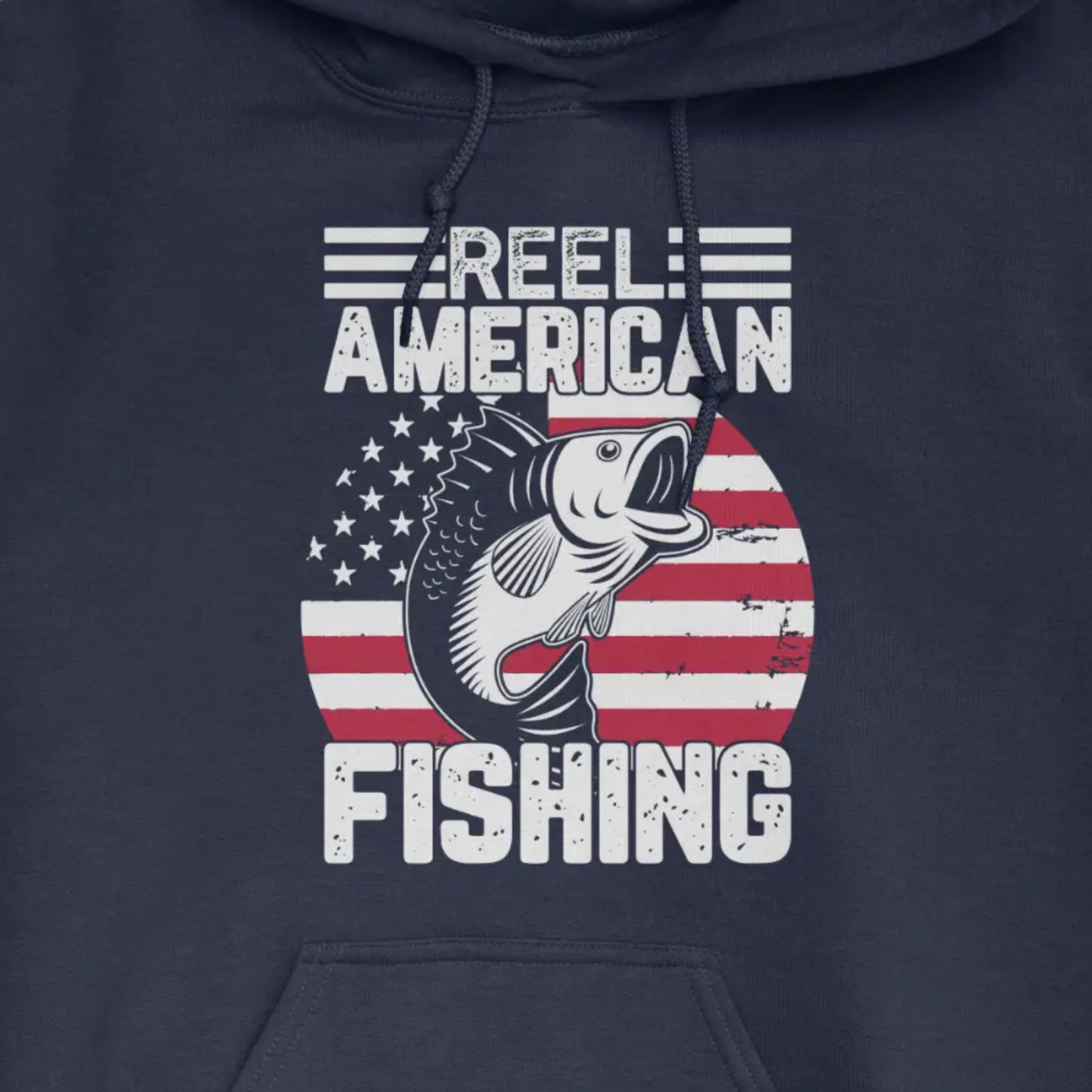 Navy, Reel American Fishing Hoodie – fish-room