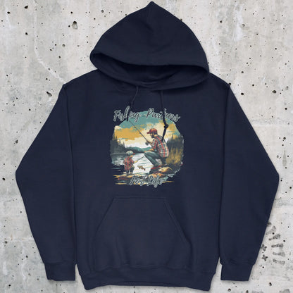 Navy, Fishing Partners for Life Hoodie – fish-room