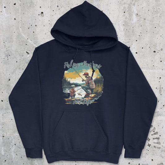 Navy, Fishing Partners for Life Hoodie – fish-room