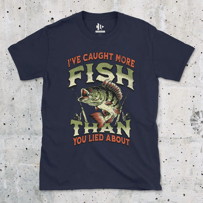 Navy, I've Caught More Fish Than You've Lied About Tee – fish-room