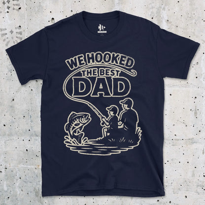 Navy, We Hooked the Best Dad Tee – fish-room