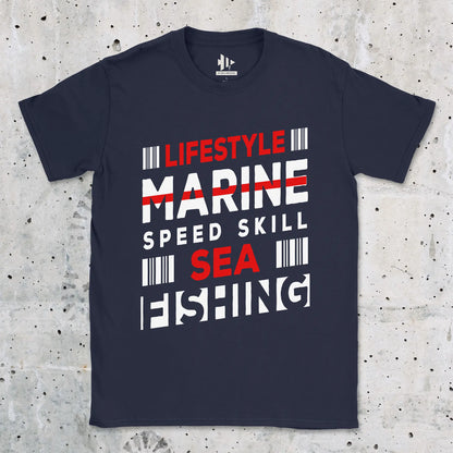 Navy, Marine Speed Skill Tee – fish-room