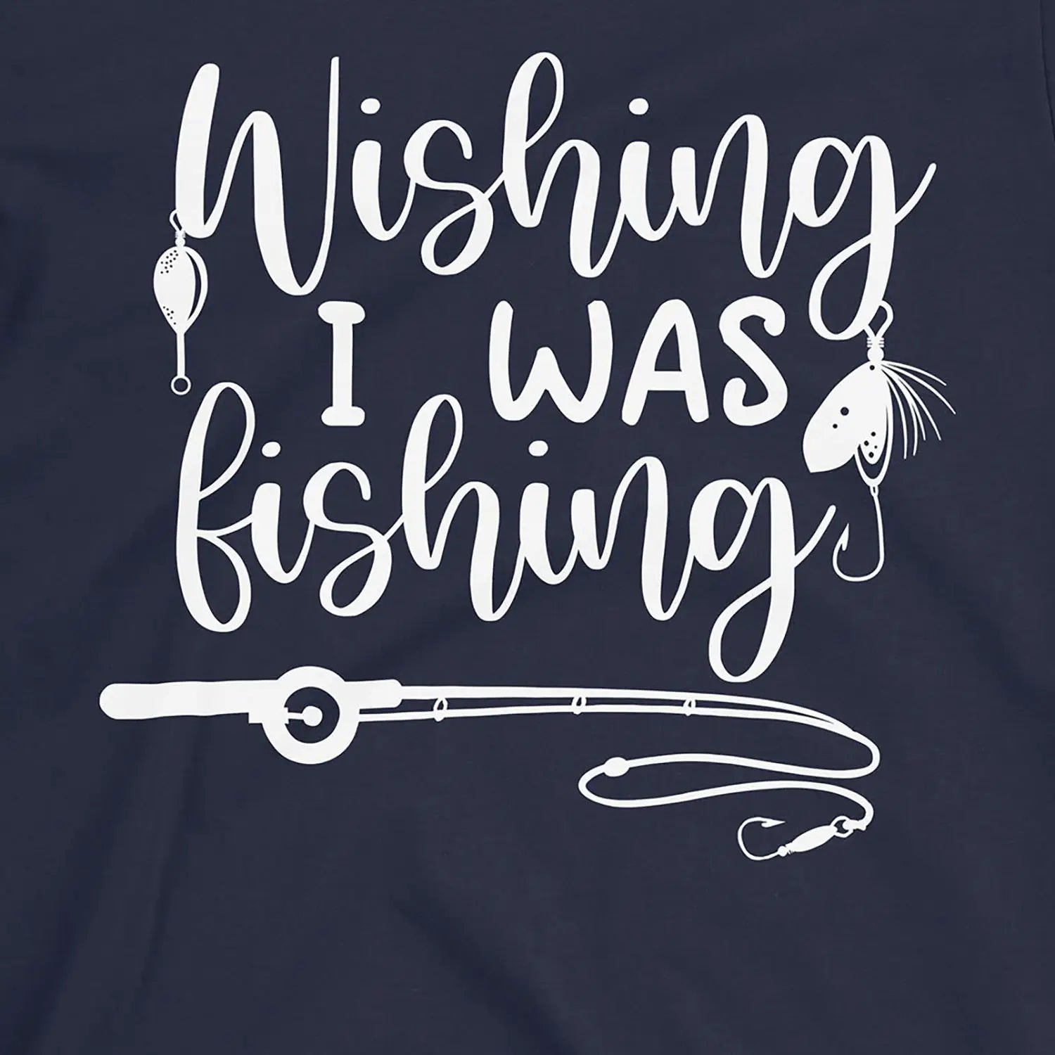 Navy, Wishing I was Fishing Tee – fish-room