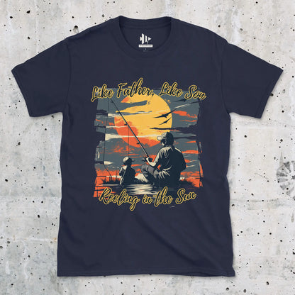 Navy, Like Father Like Son Tee – fish-room