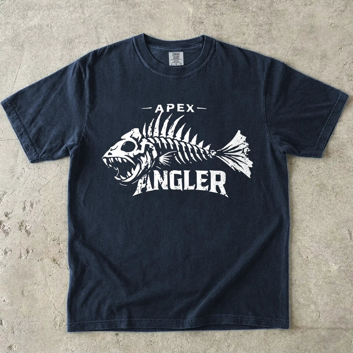 Navy, Apex Angler Tee – fish-room