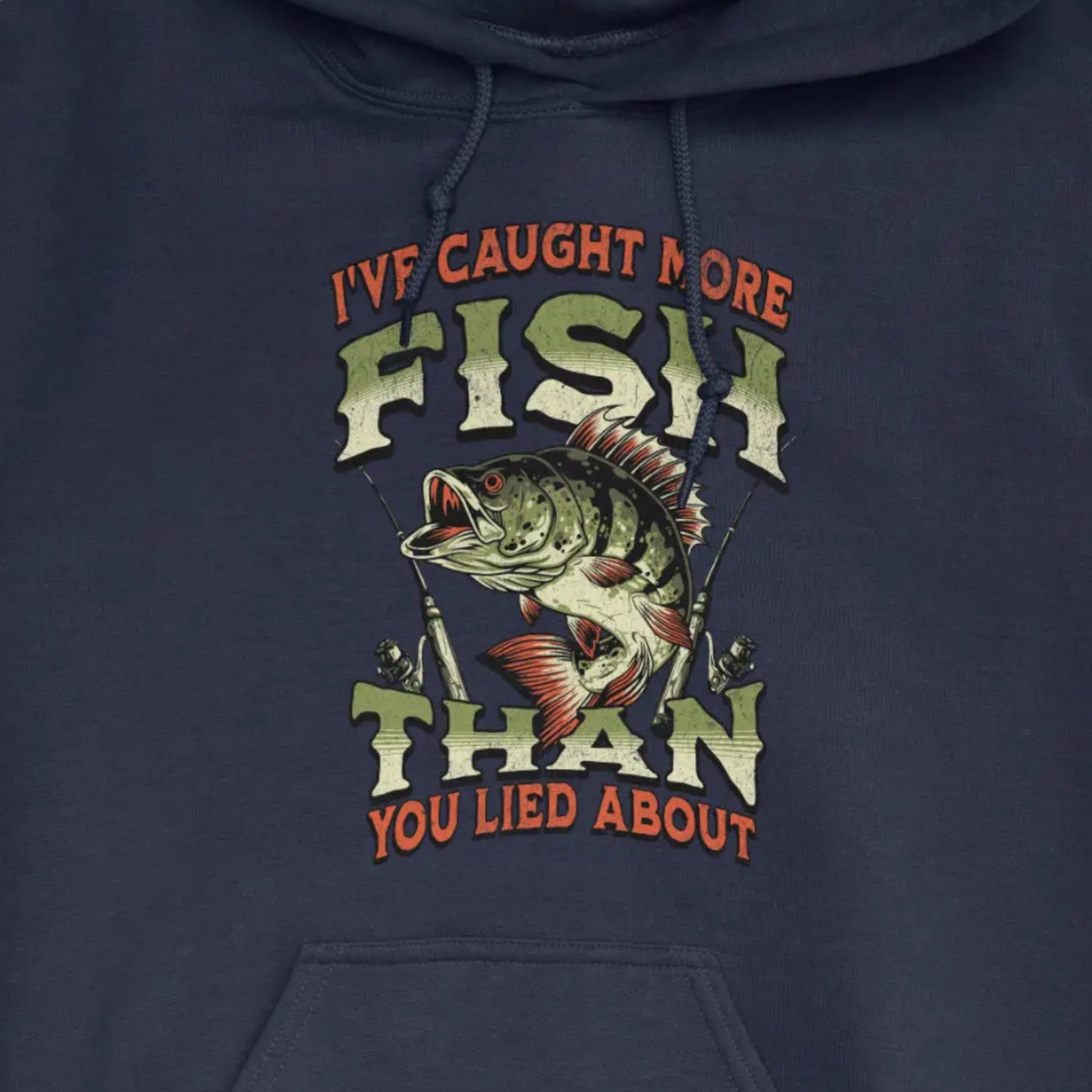 Navy, I've Caught More Fish Than You've Lied About Hoodie – fish-room