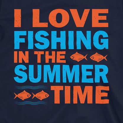 Navy, Fishing in She Summer Tee – fish-room