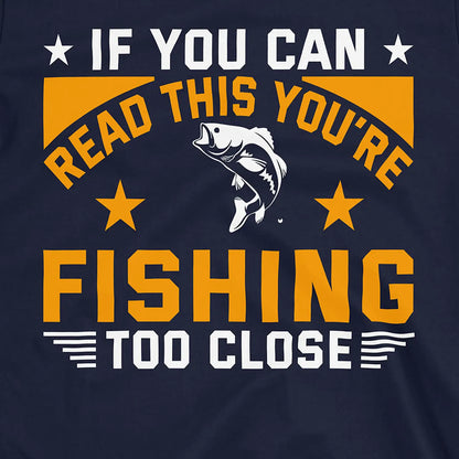 Navy, You're Fishing too Close Tee – fish-room