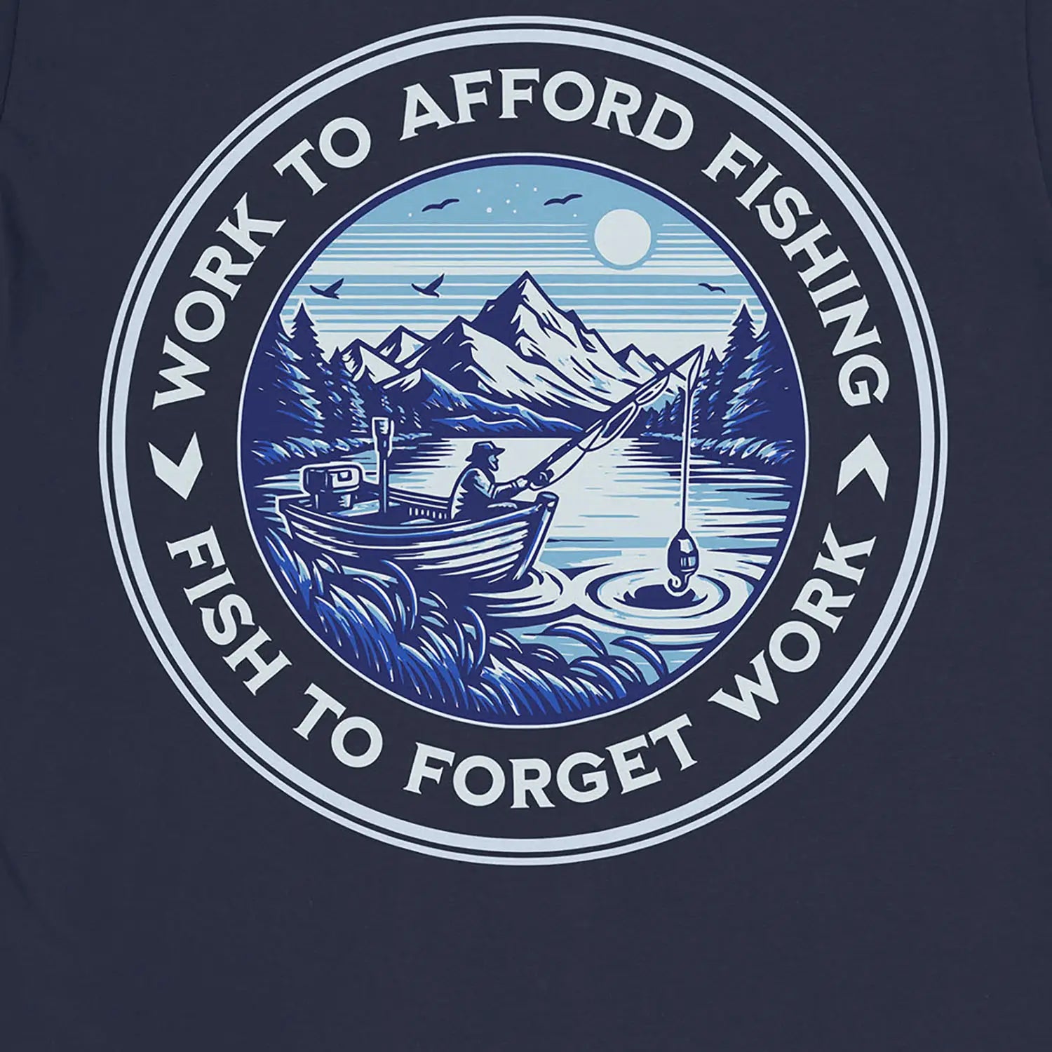 Navy, Circle of Life Tee – fish-room