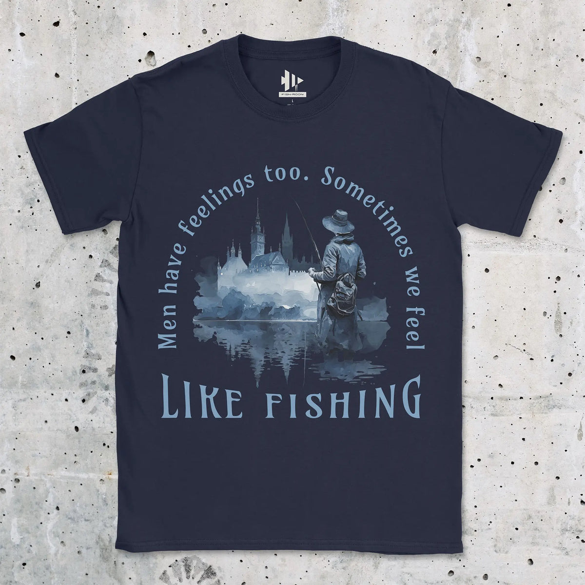 Navy, Men Have Feelings Too Tee – fish-room